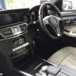 Mercedes-Benz E400 CKD now in Malaysia – RM494k