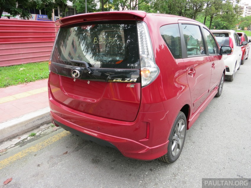 SPIED: 2014 Perodua Alza SE exposed before launch 221220