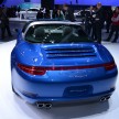 Porsche 911 Targa 4 and 4S (991) debut in Detroit