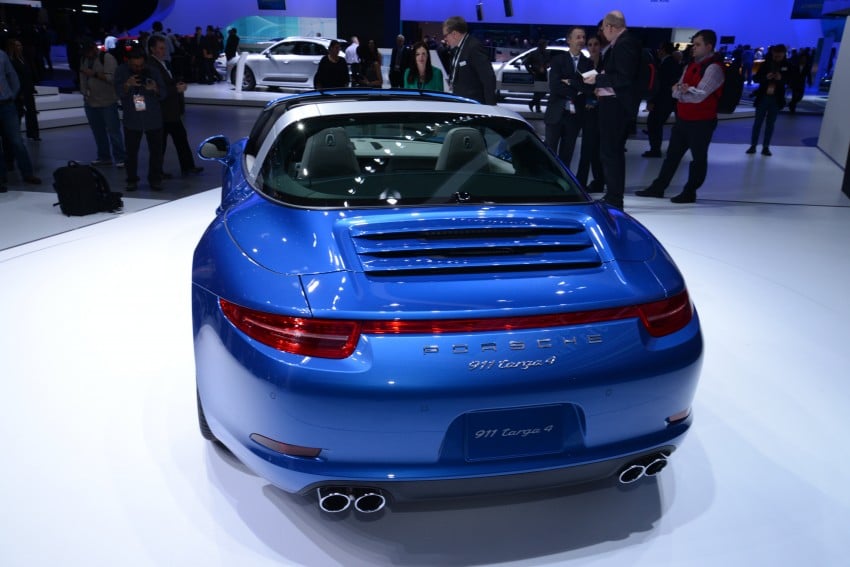 Porsche 911 Targa 4 and 4S (991) debut in Detroit 222240