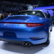 Porsche 911 Targa 4 and 4S (991) debut in Detroit