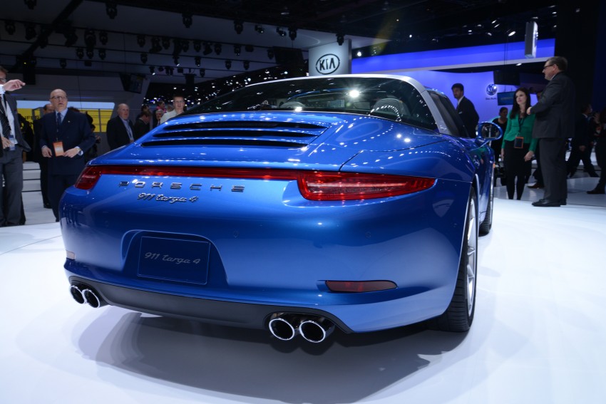 Porsche 911 Targa 4 and 4S (991) debut in Detroit 222236