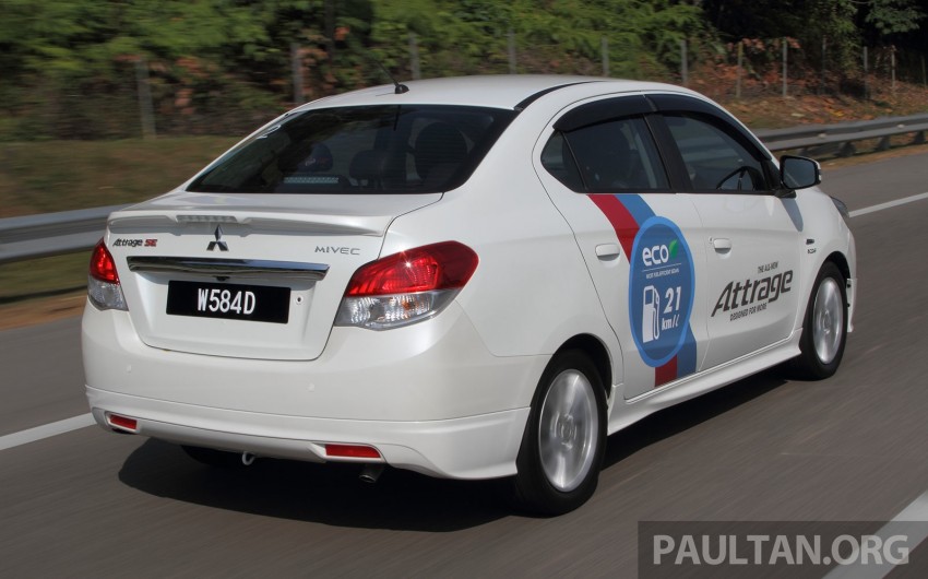DRIVEN: Mitsubishi Attrage – 21 km/l claims put to test 229336