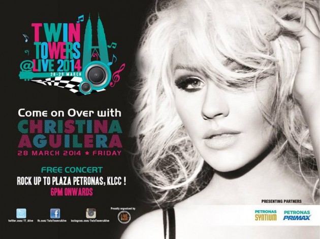 christina aguilera malaysia