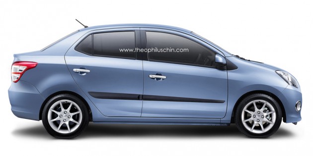 p2 a-segment sedan render