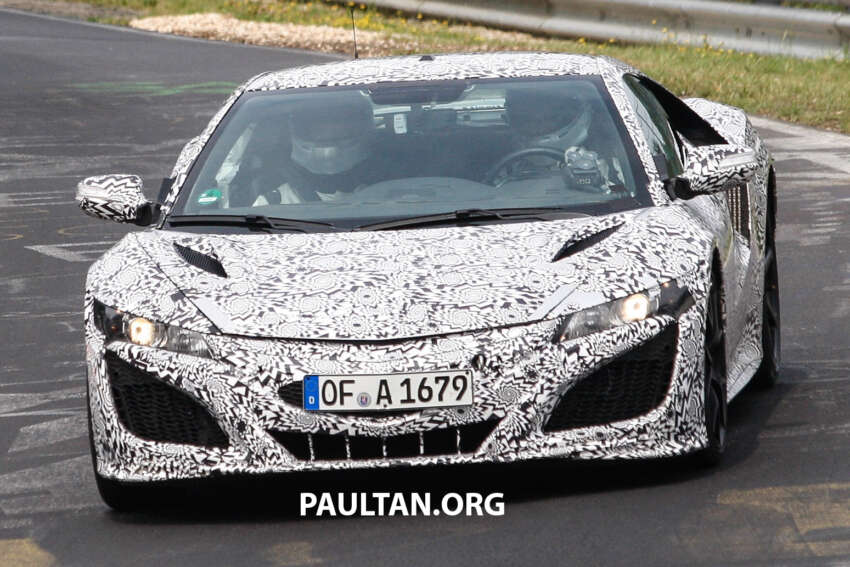 SPYSHOTS: 2015 Honda NSX caned around the ‘Ring 260174