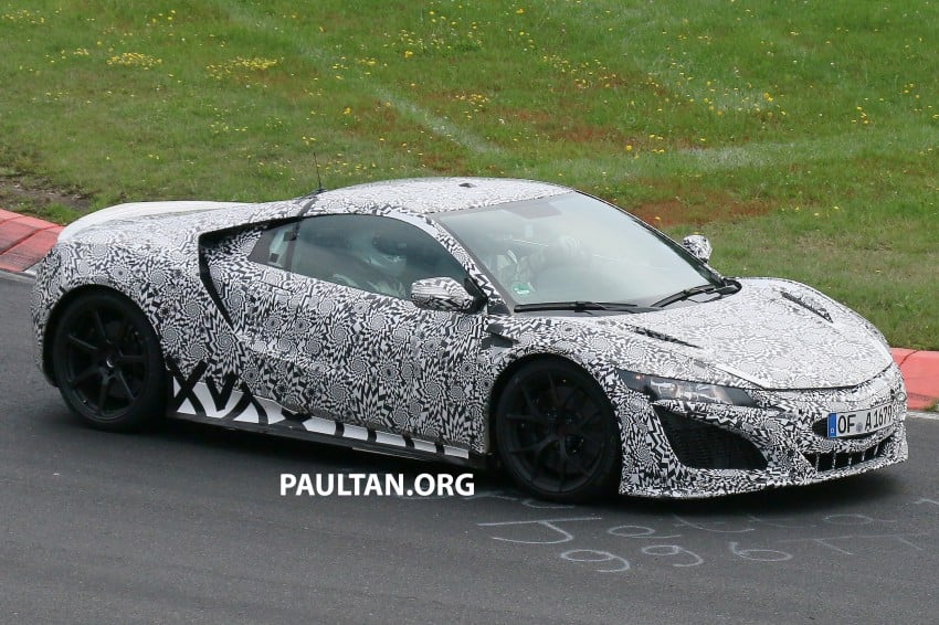 SPYSHOTS: 2015 Honda NSX caned around the ‘Ring 260179