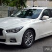 Infiniti Q50 2.0 Turbo now with sport bumper, 19-inch rims and navi options – entry price revised down