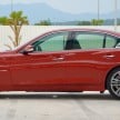 Infiniti Q50 2.0 Turbo now with sport bumper, 19-inch rims and navi options – entry price revised down