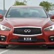 Infiniti Q50 2.0 Turbo now with sport bumper, 19-inch rims and navi options – entry price revised down