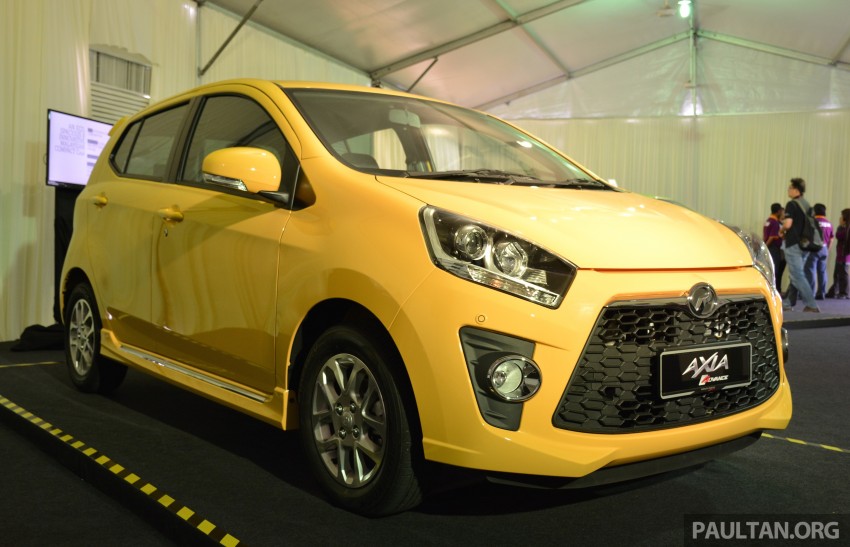 Perodua Axia launched – final prices lower than estimated, from RM24,600 to RM42,530 on-the-road 271836