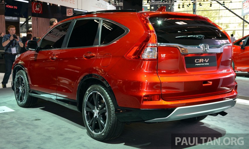 Honda CR-V European facelift – live images from Paris 278482