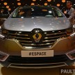 Renault Espace at Paris 2014 – full details and gallery of the fifth-generation MPV turned crossover