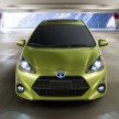 2015 Toyota Prius c facelift – upgraded inside and out