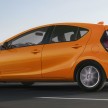2015 Toyota Prius c facelift – upgraded inside and out
