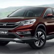 2015 Honda CR-V facelift – Europe gets 1.6 litre i-DTEC engine with 350 Nm, paired to a nine-speed auto’box
