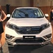 Honda CR-V facelift launched in Malaysia – new 2.0L 2WD, 2.0L 4WD and 2.4L 4WD, from RM139,800