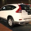 Honda CR-V facelift launched in Malaysia – new 2.0L 2WD, 2.0L 4WD and 2.4L 4WD, from RM139,800