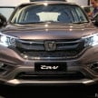 Honda CR-V facelift launched in Malaysia – new 2.0L 2WD, 2.0L 4WD and 2.4L 4WD, from RM139,800