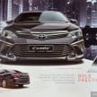 2015 Toyota Camry launched in Malaysia – new 6-spd 2.0E RM150k, 2.0G RM160k, 2.5 Hybrid RM175k