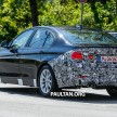 SPIED: BMW 3-Series F30 LCI drops some camo