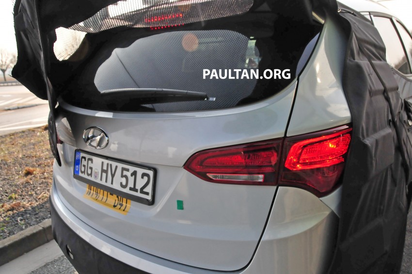 SPIED: Hyundai Santa Fe facelift revised inside out 327532
