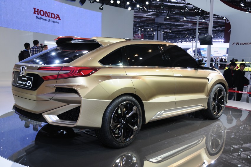 Shanghai 2015: Honda Concept D previews new SUV 332662