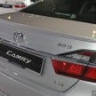 2015 Toyota Camry launched in Malaysia – new 6-spd 2.0E RM150k, 2.0G RM160k, 2.5 Hybrid RM175k