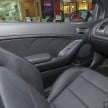 Kia Cerato Koup 1.6 T-GDI previewed – RM150k est