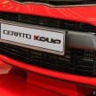Kia Cerato Koup 1.6 T-GDI previewed – RM150k est