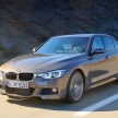 F30 BMW 3 Series LCI unveiled – updated looks, new engine lineup, 330e plug-in hybrid coming 2016