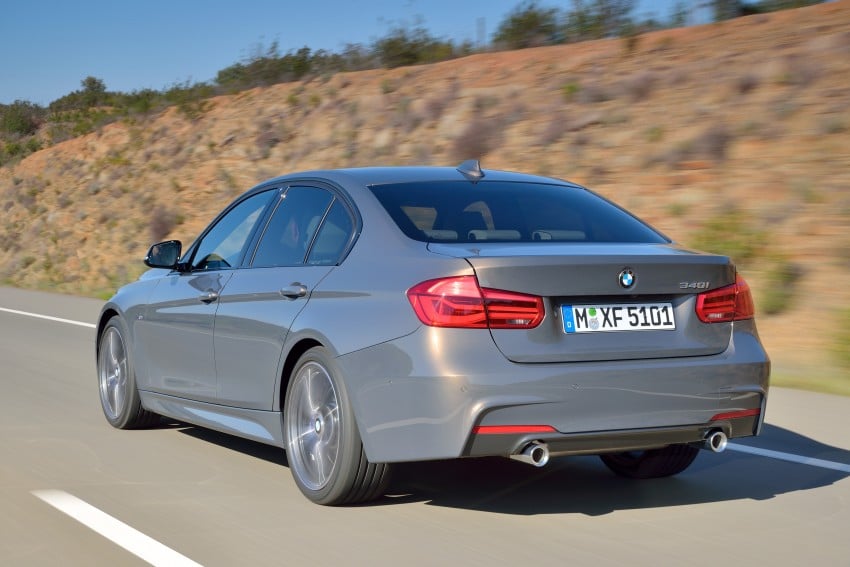 F30 BMW 3 Series LCI unveiled – updated looks, new engine lineup, 330e plug-in hybrid coming 2016 336352