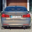 F30 BMW 3 Series LCI unveiled – updated looks, new engine lineup, 330e plug-in hybrid coming 2016