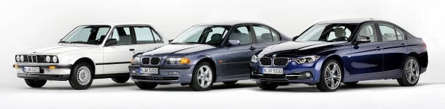 The BMW 3 Series – six generations over four decades