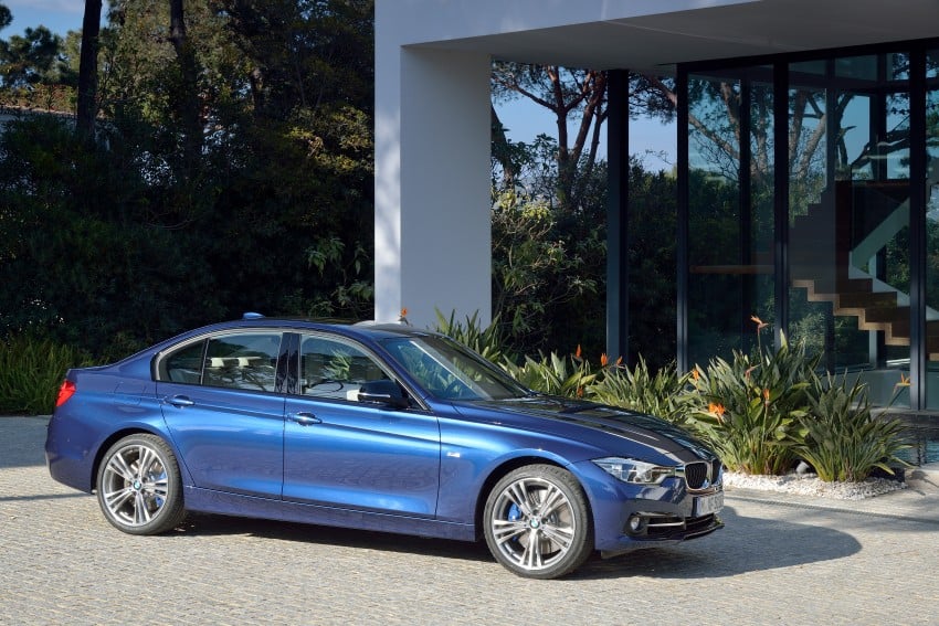 F30 BMW 3 Series LCI unveiled – updated looks, new engine lineup, 330e plug-in hybrid coming 2016 336368