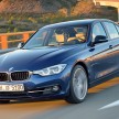 F30 BMW 3 Series LCI unveiled – updated looks, new engine lineup, 330e plug-in hybrid coming 2016