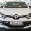Renault Megane RS 265 Cup officially launched here