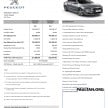 Peugeot 508 facelift final prices out – RM174k-RM202k