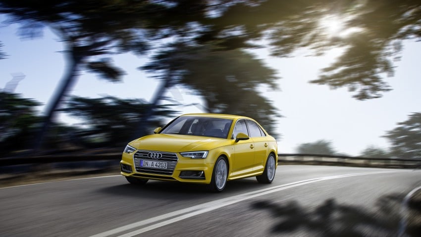 2016 B9 Audi A4 revealed – familiar looks, new tech 384091