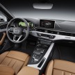 2016 B9 Audi A4 revealed – familiar looks, new tech