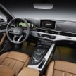 2016 B9 Audi A4 revealed – familiar looks, new tech