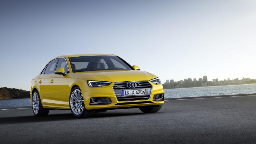 2016 B9 Audi A4 revealed – familiar looks, new tech 384156