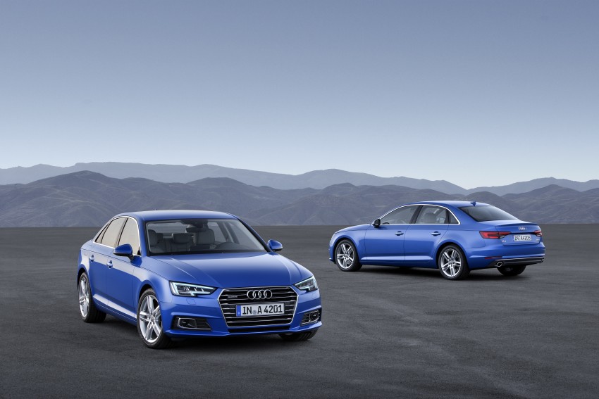 2016 B9 Audi A4 revealed – familiar looks, new tech 384075