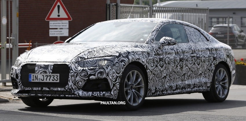SPYSHOTS: 2017 Audi A5 caught for the first time 350968