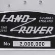 Land Rover Defender 2,000,000 to be auctioned off