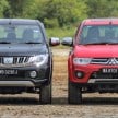 GALLERY: New and old Mitsubishi Triton, side-by-side