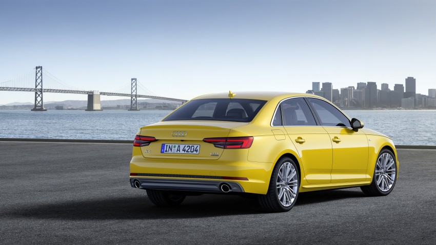 2016 B9 Audi A4 revealed – familiar looks, new tech 354960