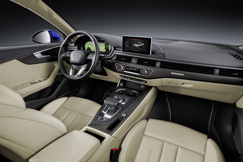 2016 B9 Audi A4 revealed – familiar looks, new tech 354963