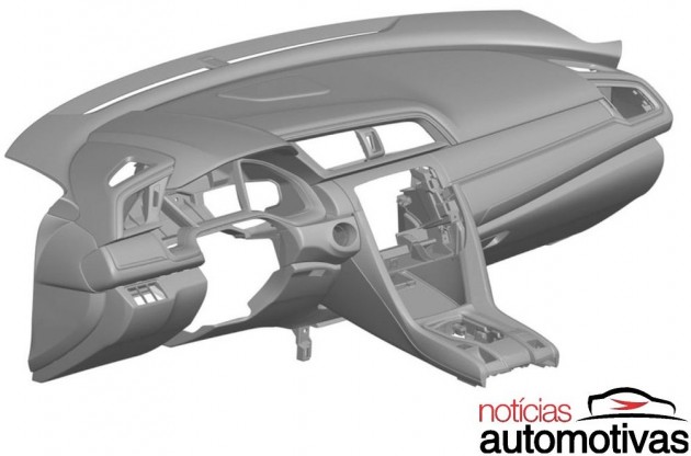 2016 Honda Civic dash patent-03