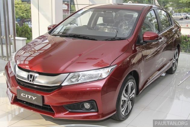Honda City Dark Ruby Red Pearl 2
